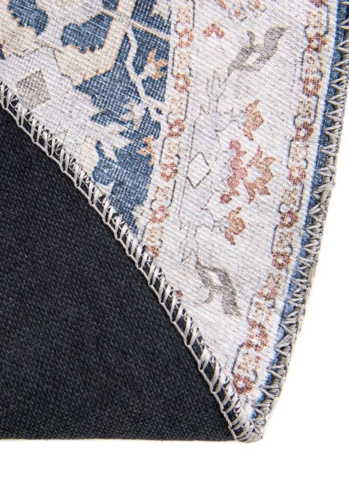 5' 1 x 5' 1 Washable Timeless Round Rug