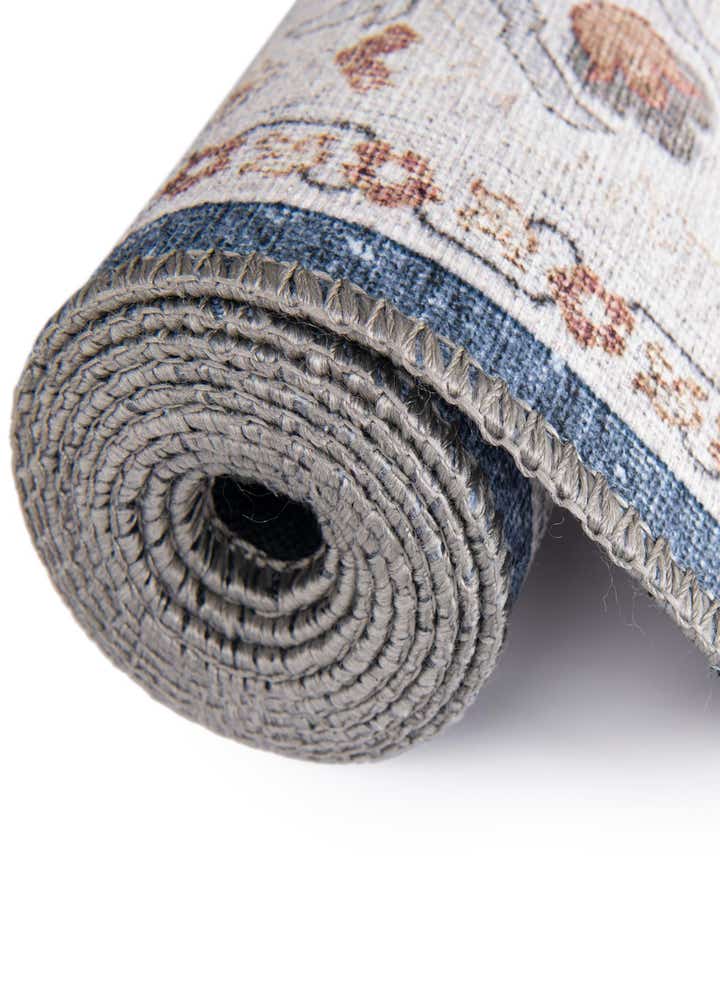 5' 1 x 5' 1 Washable Timeless Round Rug