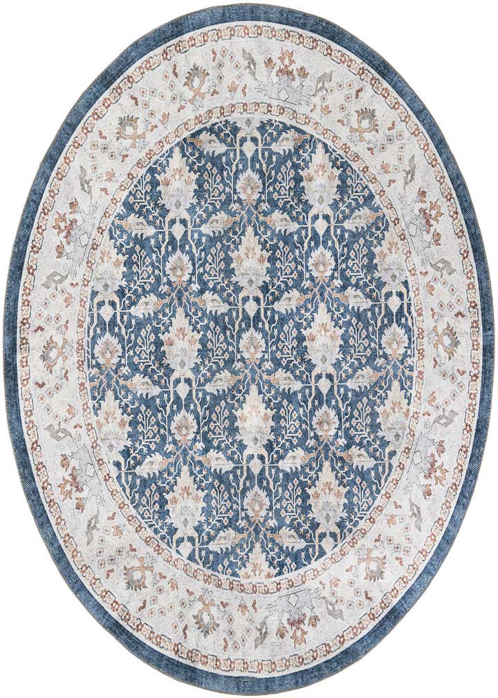 7' 10 x 7' 10 Washable Timeless Round Rug