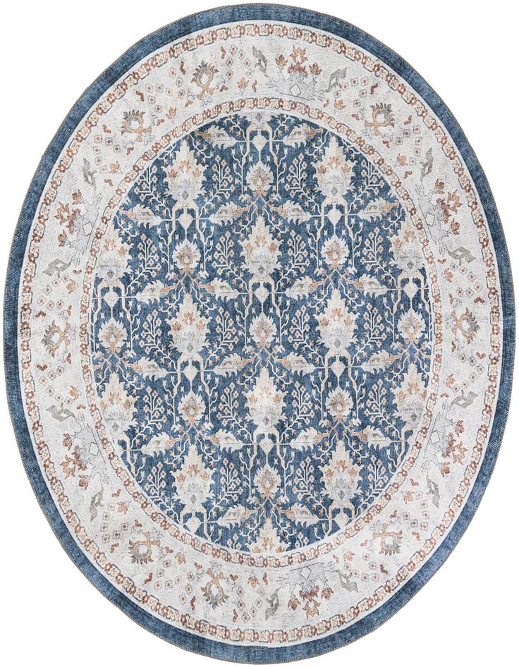 Detail image of 7' 10 x 7' 10 Washable Timeless Round Rug