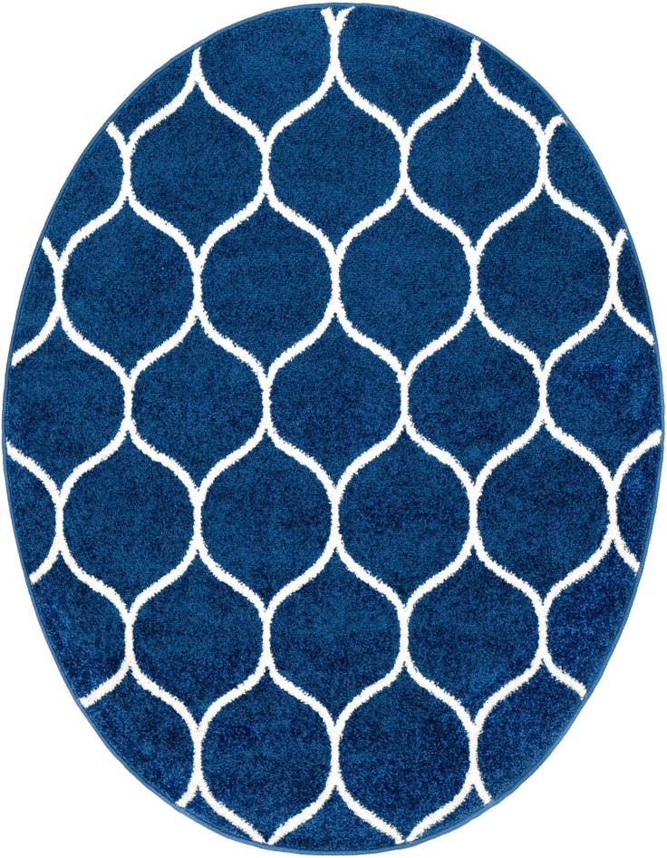 Detail image of 4' x 4' Trellis Frieze Round Rug