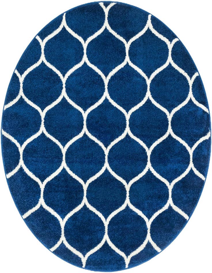 Detail image of 5' 3 x 5' 3 Trellis Frieze Round Rug