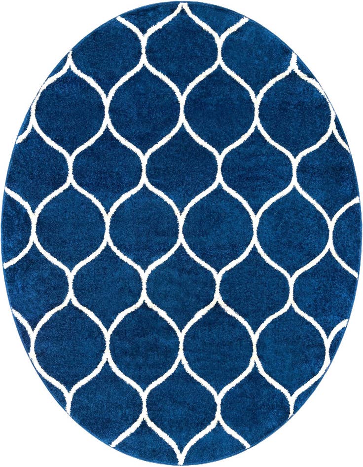 Detail image of 6' x 6' Trellis Frieze Round Rug