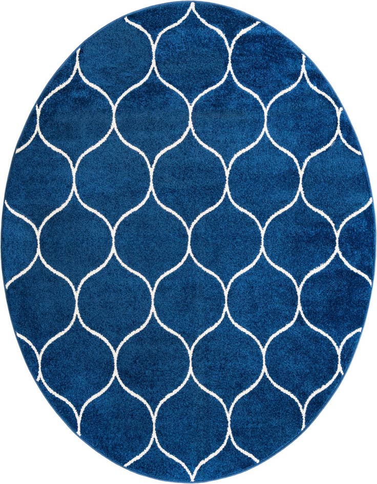 Detail image of 7' x 7' Trellis Frieze Round Rug