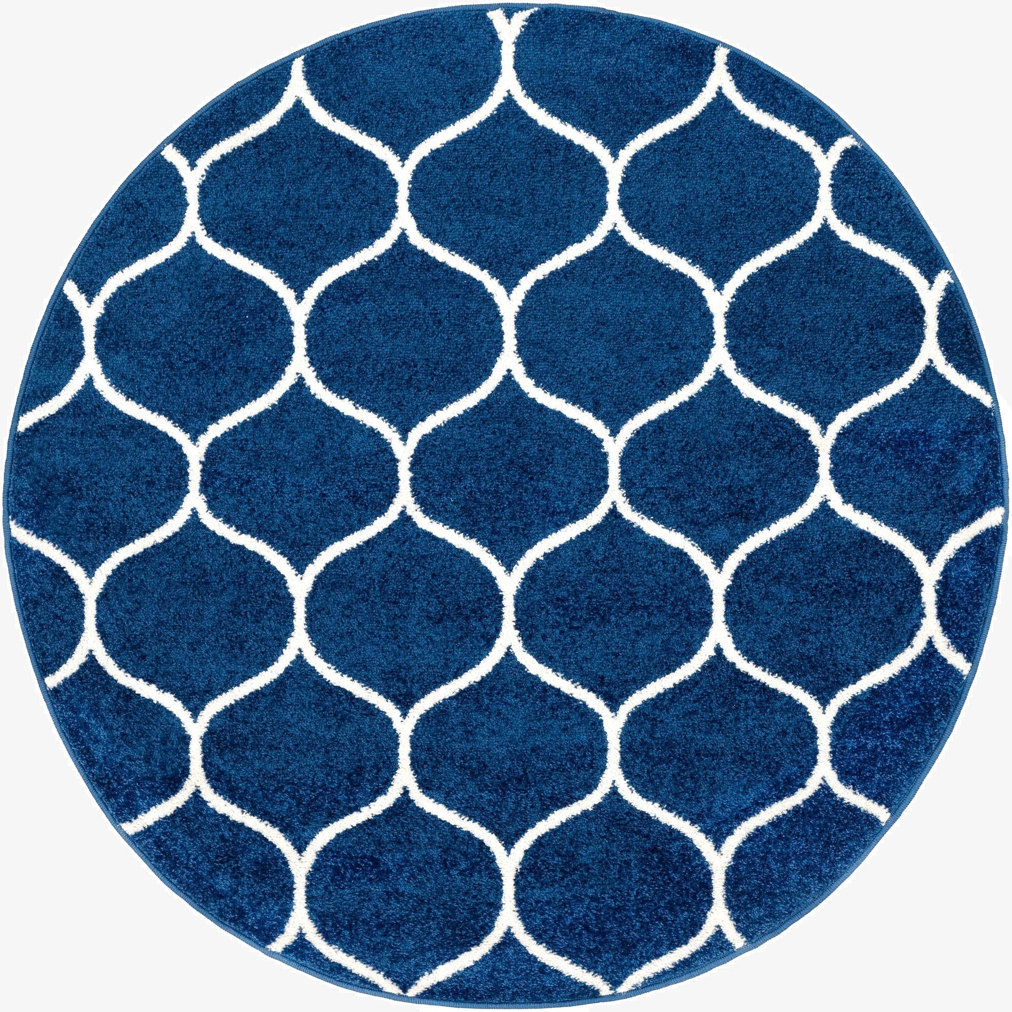 Primary image 4' x 4' Trellis Frieze Round Rug