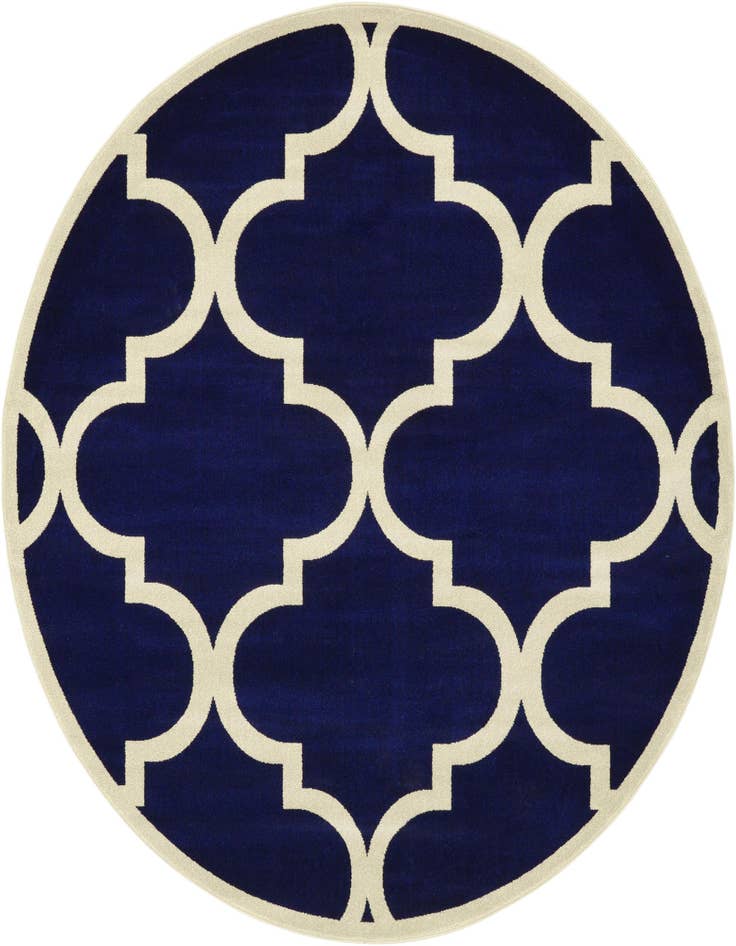 Detail image of 7' 10 x 7' 10 Trellis Round Rug