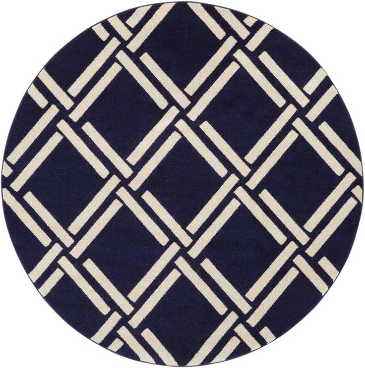 Detail image of 6' x 6' Trellis Round Rug