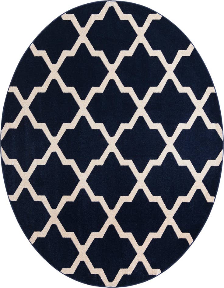 Detail image of 7' 10 x 7' 10 Trellis Round Rug