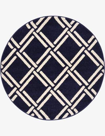 3' 3 x 3' 3 Trellis Round Rug