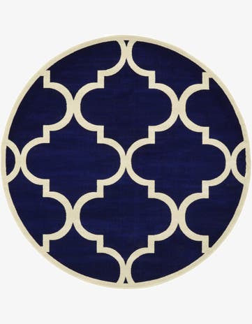 7' 10 x 7' 10 Trellis Round Rug