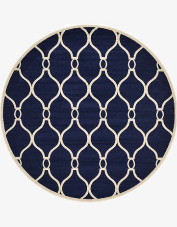 8' x 8' Trellis Round Rug