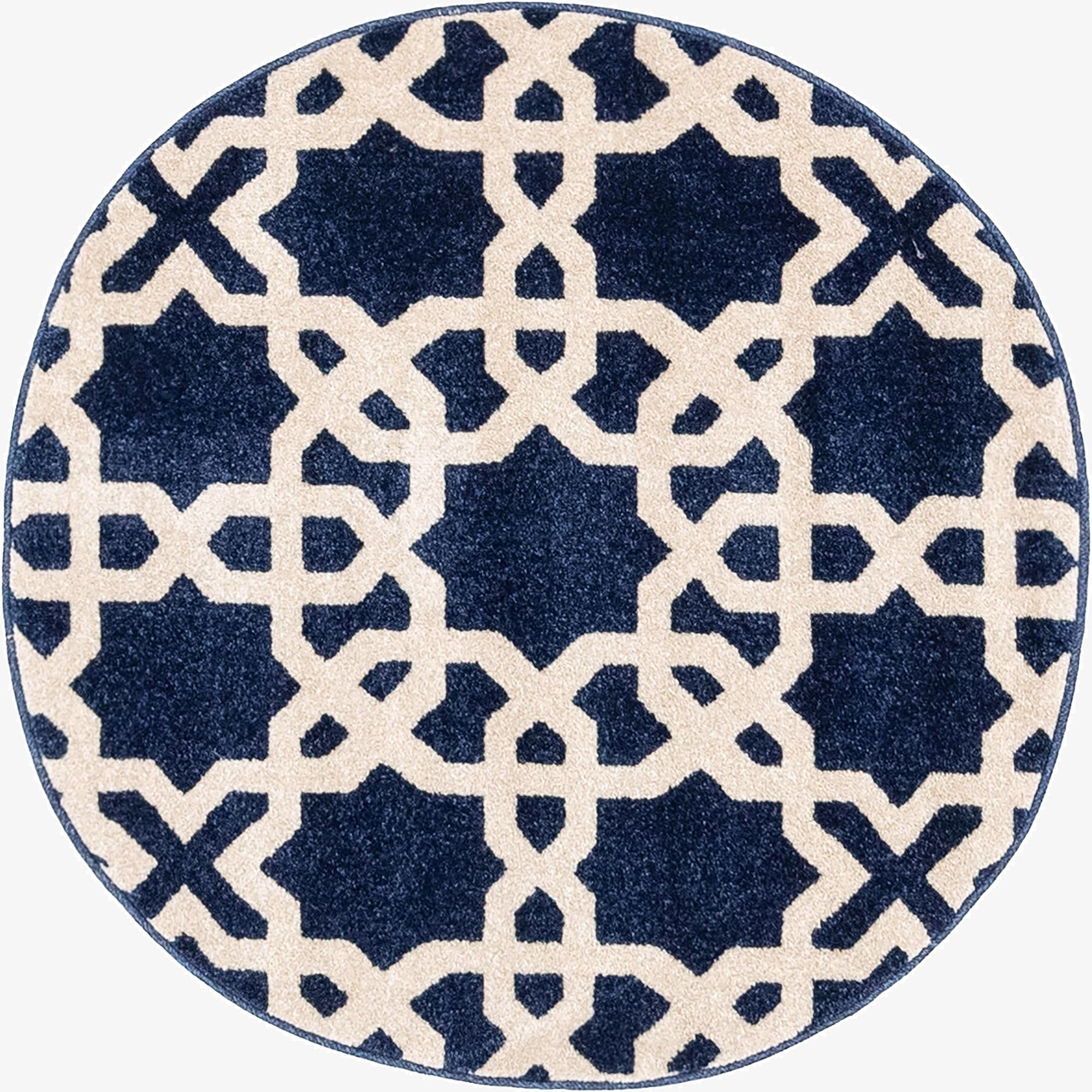 3' 3 x 3' 3 Trellis Round Rug