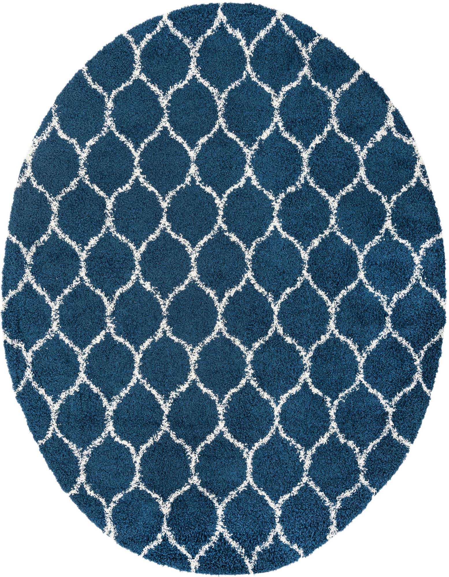 Primary image 10' x 10' Trellis Shag Round Rug