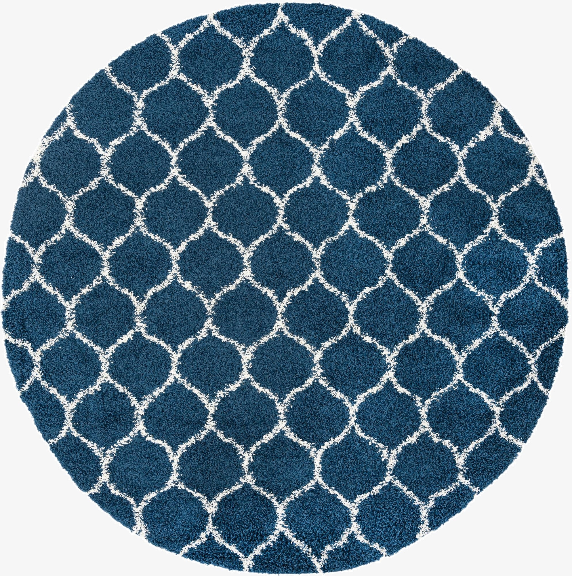 10' x 10' Trellis Shag Round Rug