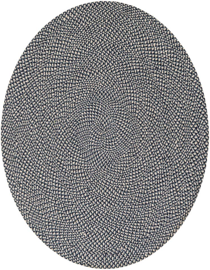 Detail image of 5' 1 x 5' 1  Hand Tweed Braided Jute Round Rug