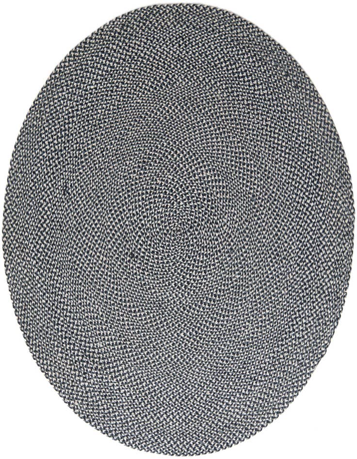 Detail image of 6' 1 x 6' 1  Hand Tweed Braided Jute Round Rug