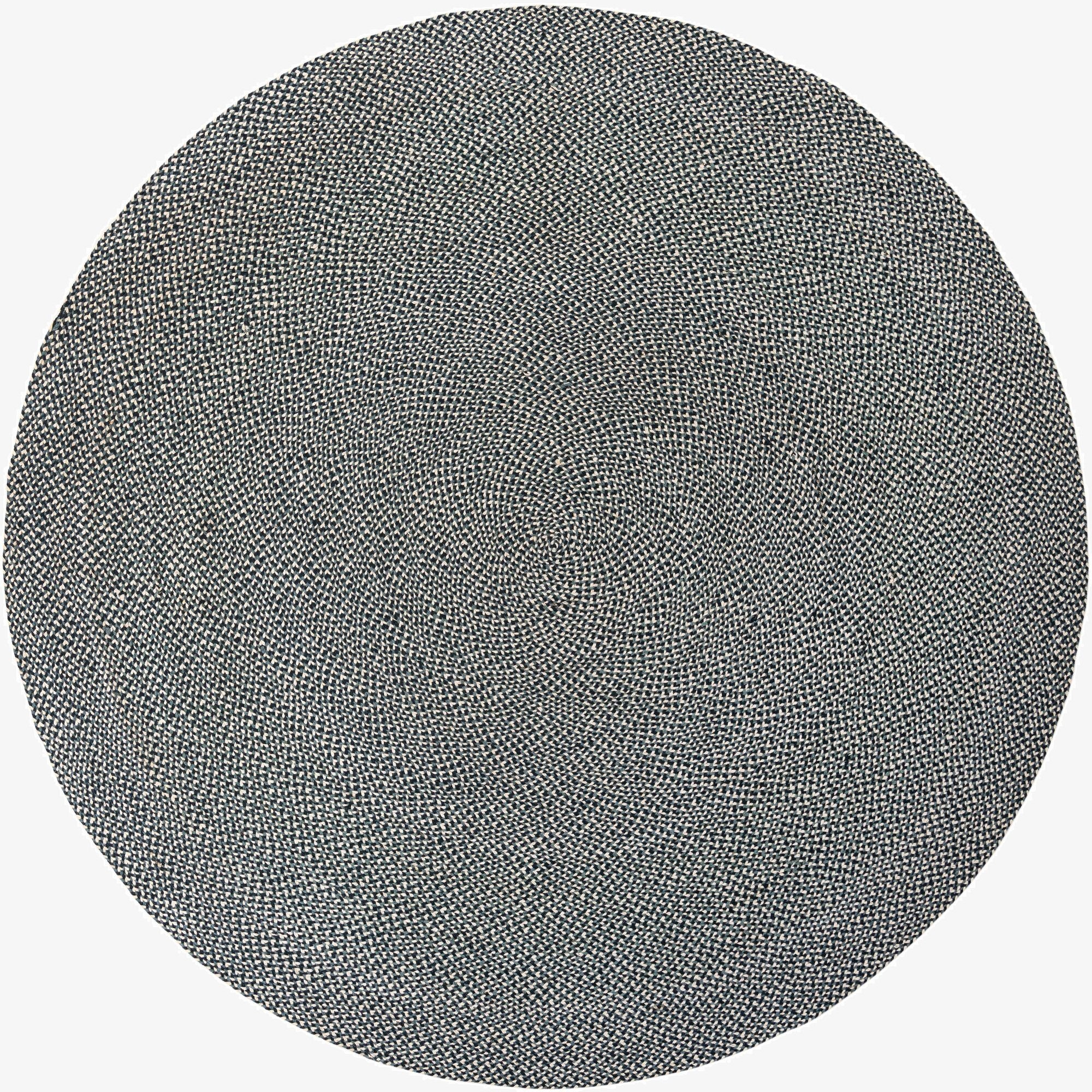10' x 10'  Hand Tweed Braided Jute Round Rug