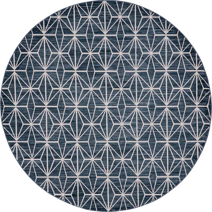 Detail image of Jill Zarin 8' x 8' Uptown Fifth Avenue Round Rug