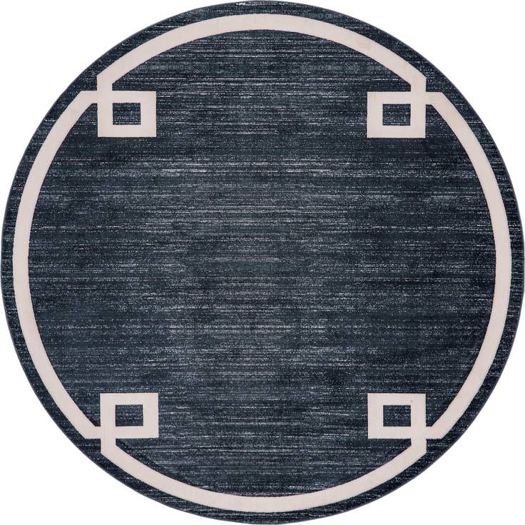 Detail image of Jill Zarin 8' x 8' Uptown Lenox Hill Round Rug