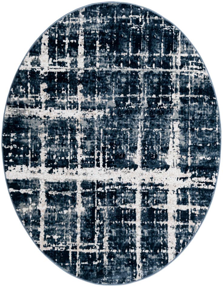 Detail image of Jill Zarin 5' 3 x 5' 3 Uptown Lexington Avenue Round Rug