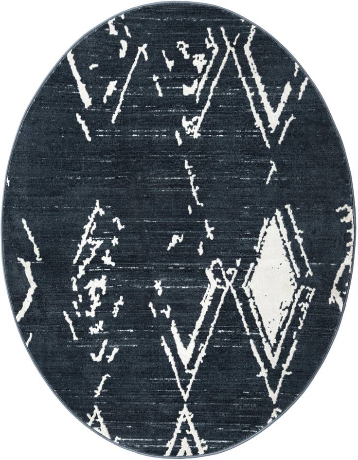 Detail image of Jill Zarin 5' 3 x 5' 3 Uptown Carnegie Hill Round Rug
