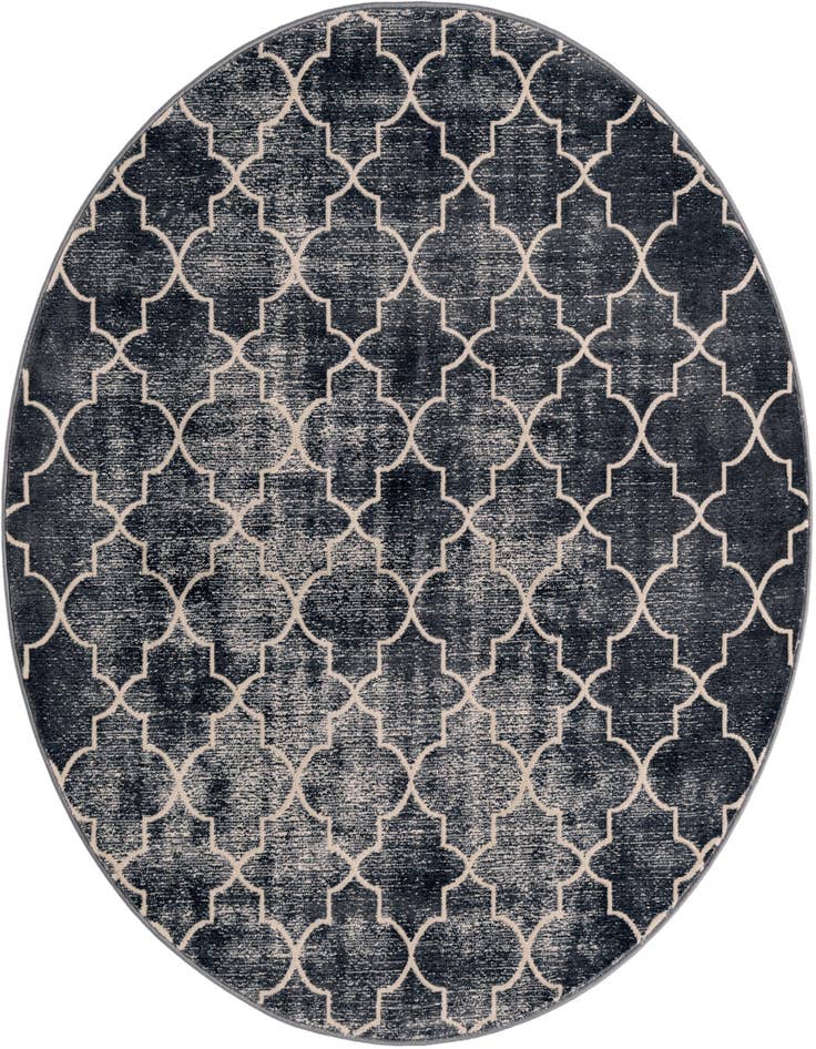 Detail image of 5' 3 x 5' 3 Uptown Lincoln Center Round Rug