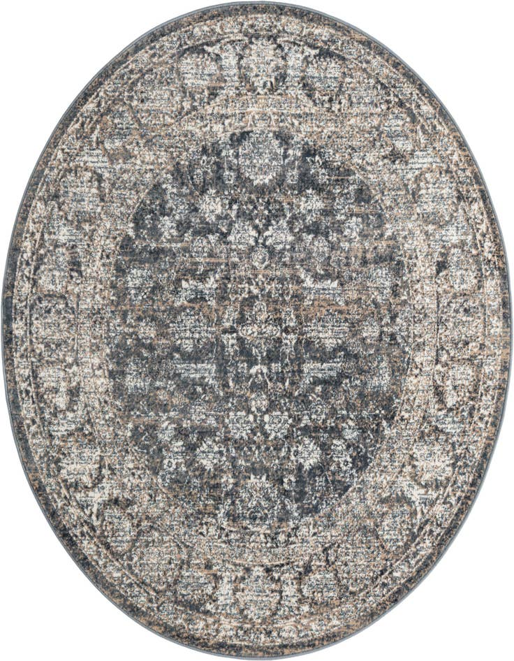 Detail image of Jill Zarin 5' 3 x 5' 3 Uptown Central Park Round Rug