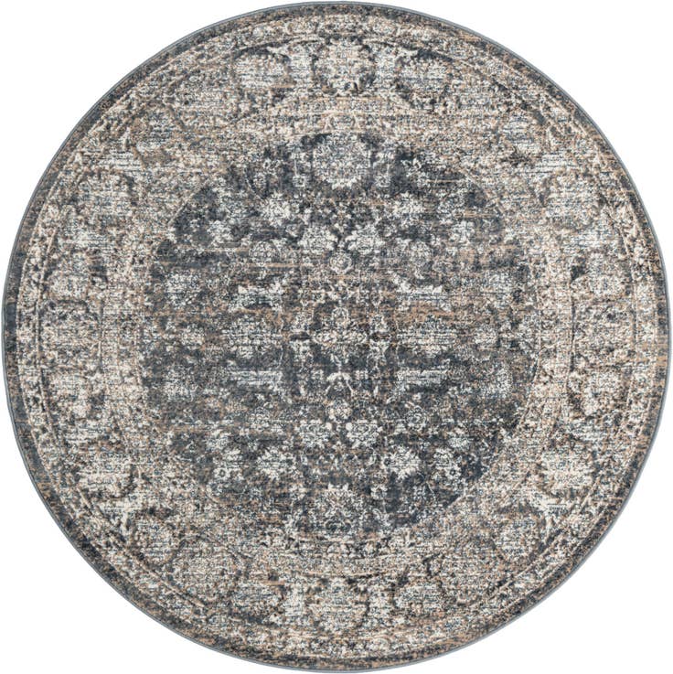 Detail image of Jill Zarin 5' 3 x 5' 3 Uptown Central Park Round Rug