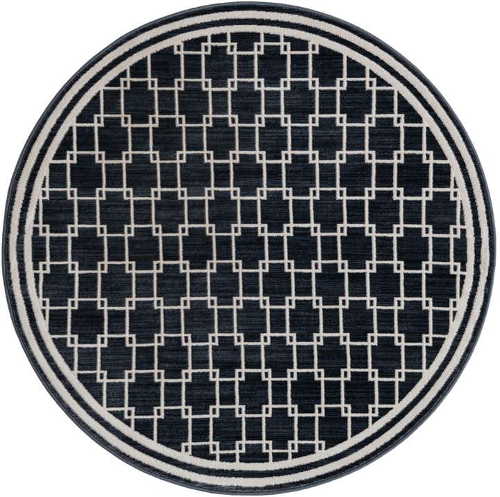 Jill Zarin 4' x 4' Metropolitan Uptown Round Rug