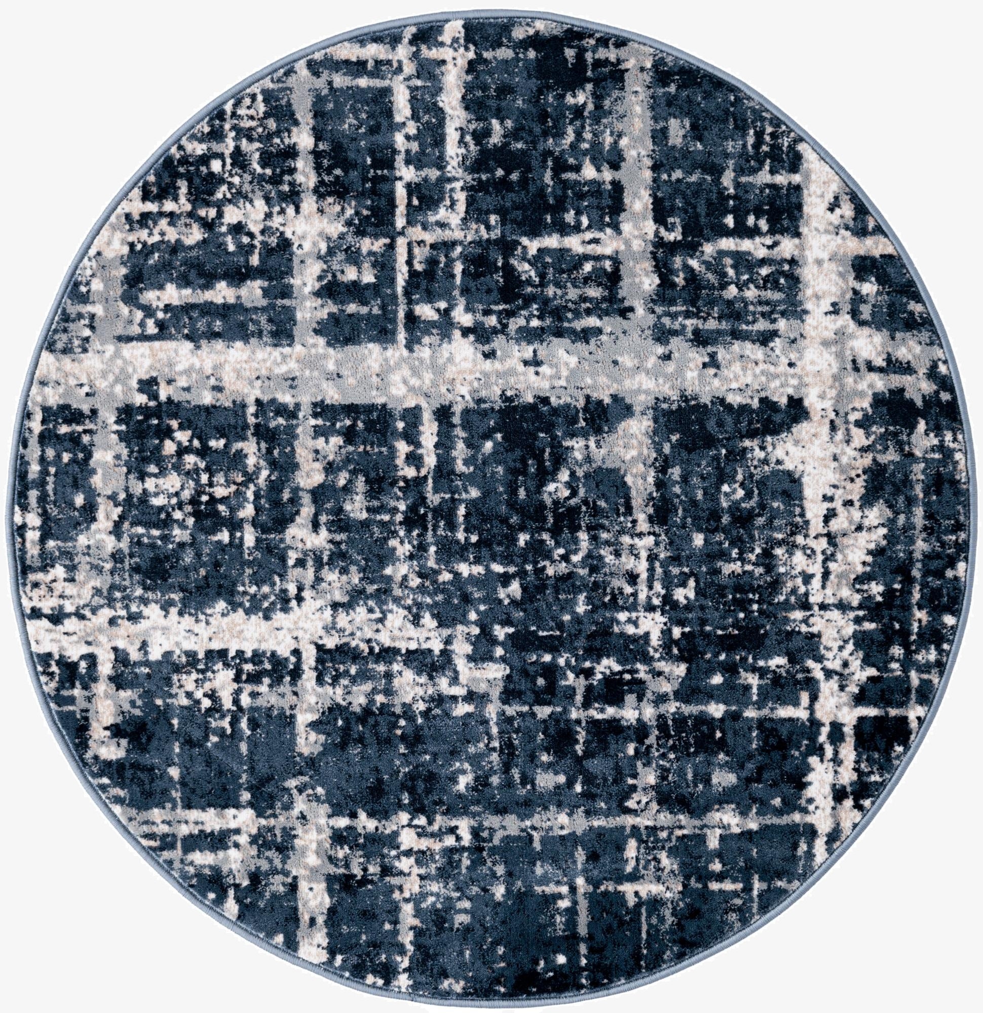3' 3 x 3' 3 Uptown Lexington Avenue Round Rug