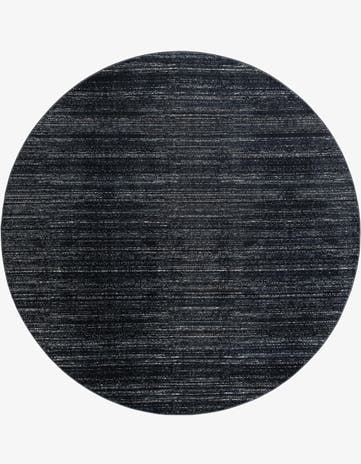 Jill Zarin Navy Blue Uptown Round Rug