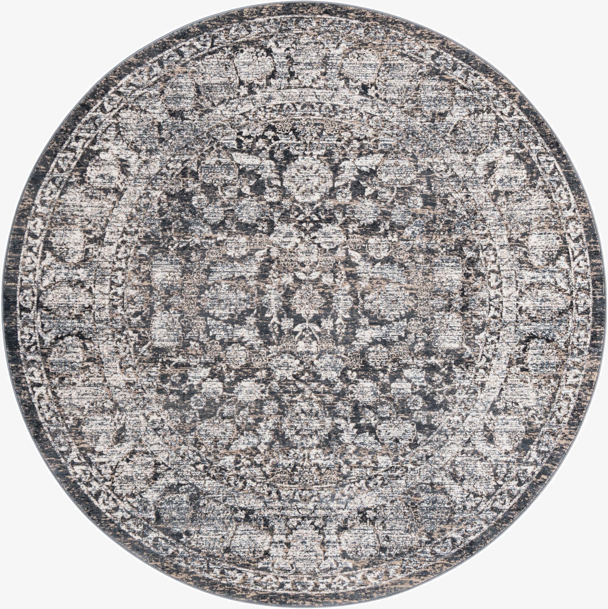 7' 10 x 7' 10 Uptown Central Park Round Rug