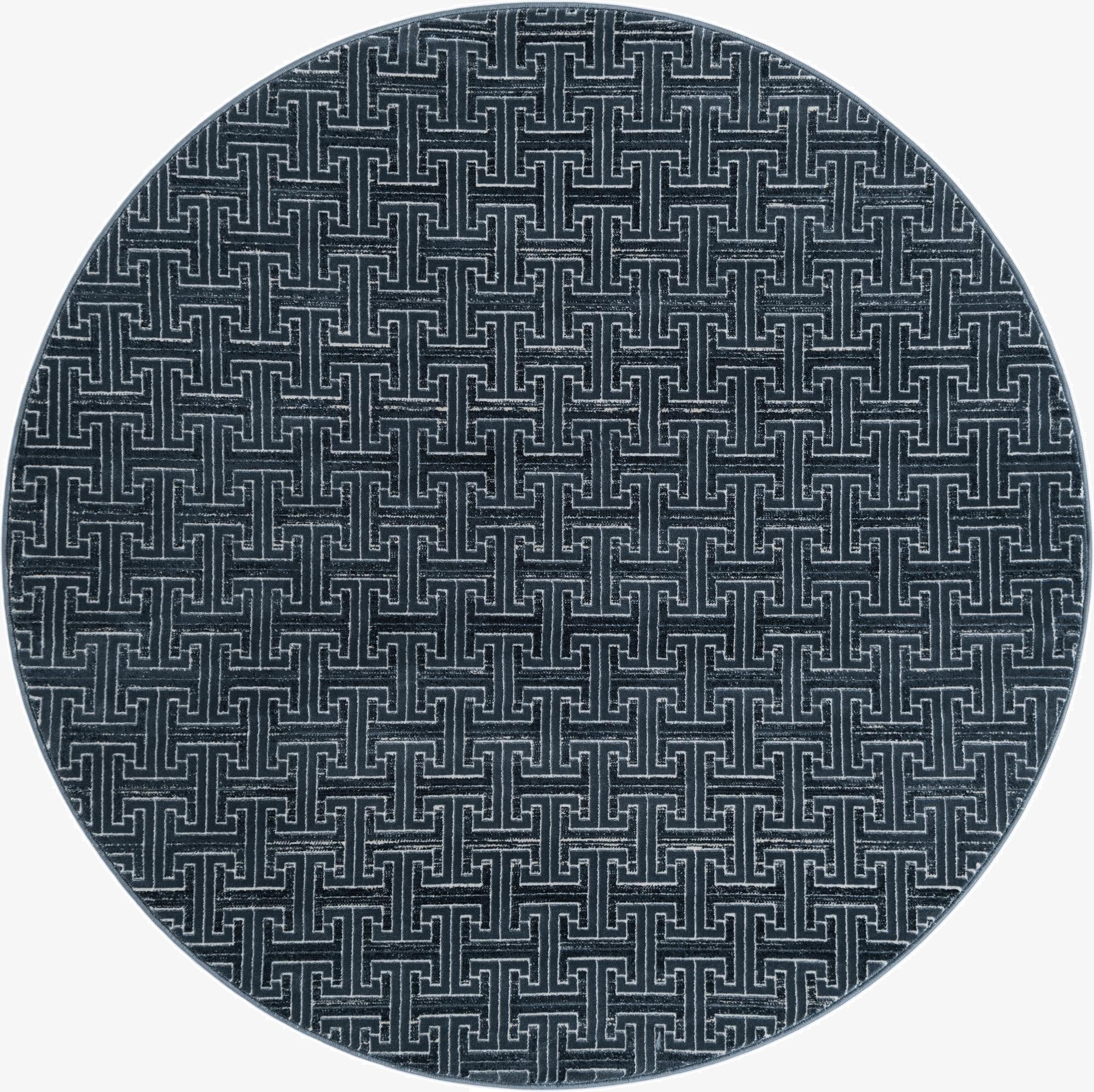 5' 3 x 5' 3 Uptown Park Avenue Round Rug