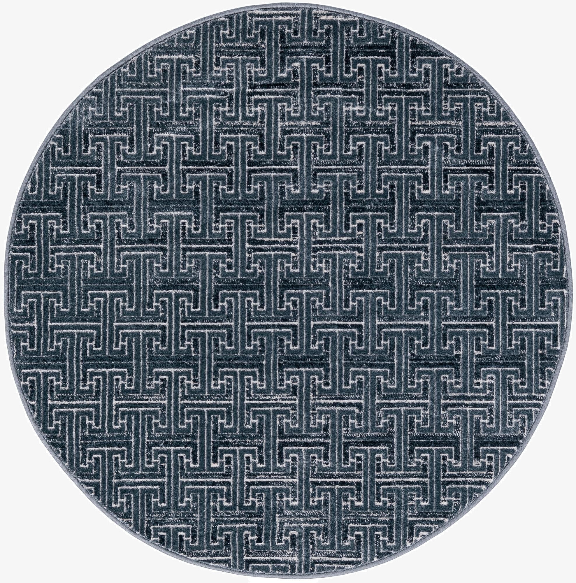 3' 3 x 3' 3 Uptown Park Avenue Round Rug