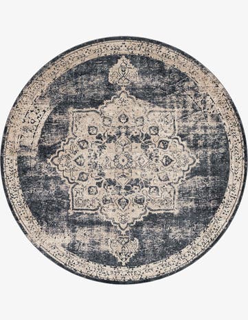 7' 10 x 7' 10 Villa Round Rug