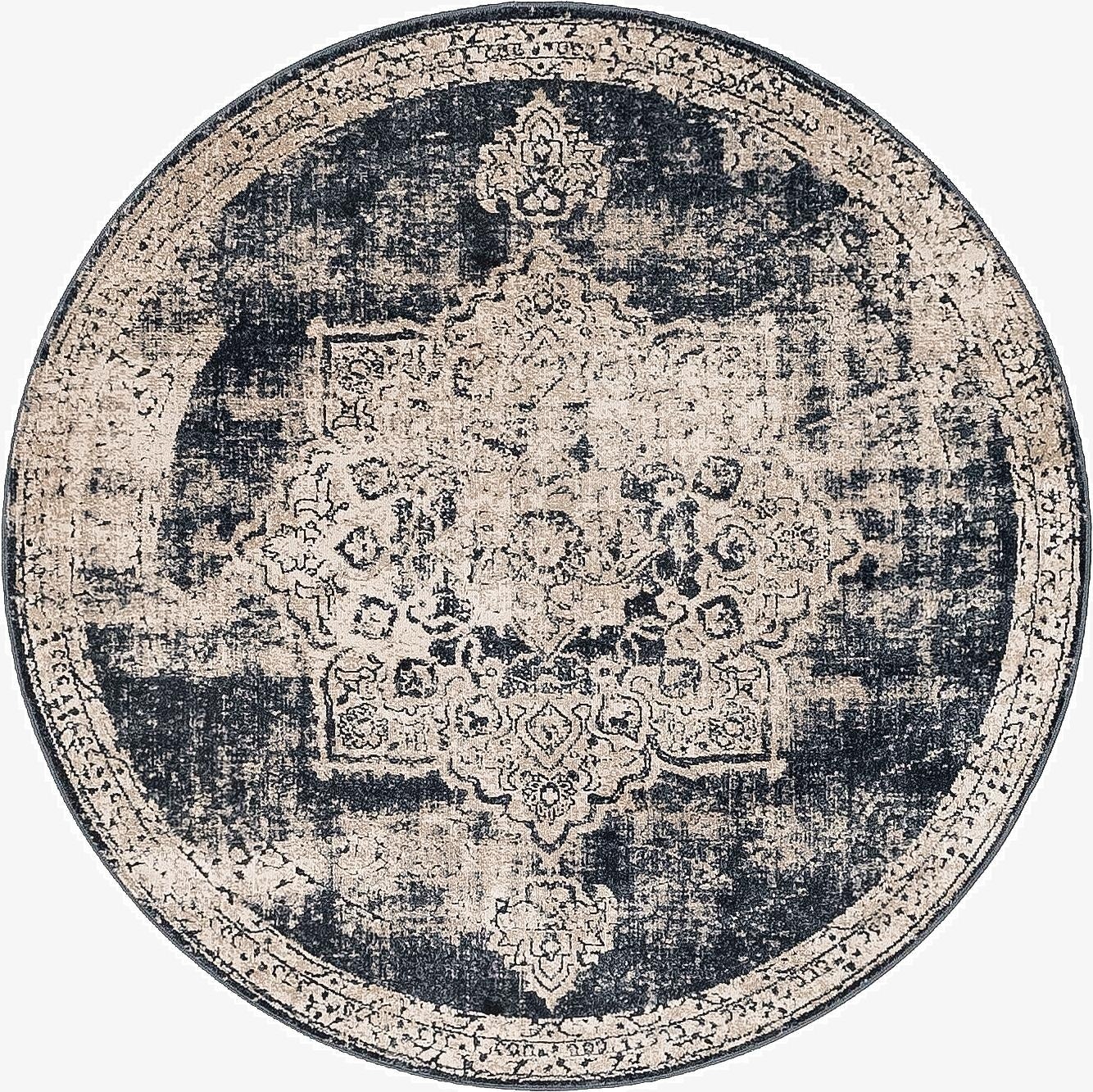 4' x 4' Villa Round Rug