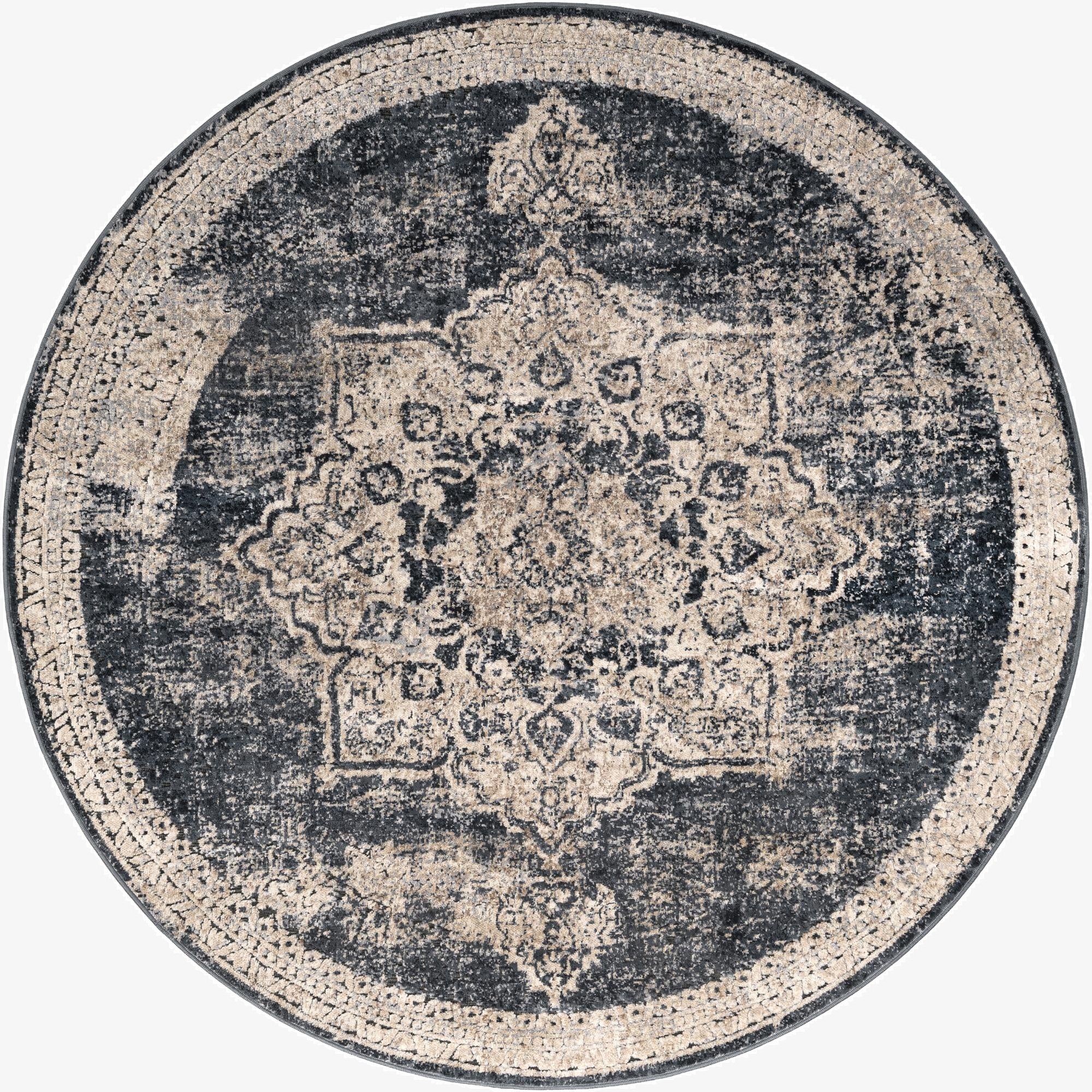 5' 3 x 5' 3 Villa Round Rug