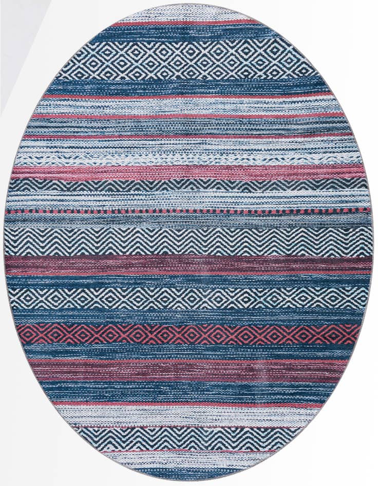 Detail image of 7' 10 x 7' 10 Washable Yara Round Rug