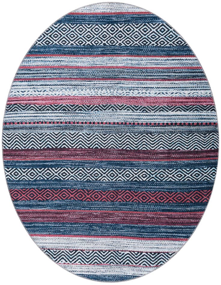 Detail image of 6' x 6' Washable Yara Round Rug