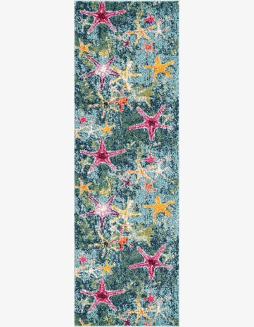 2' 2 x 6' 9 Washable Amalfi Runner Rug
