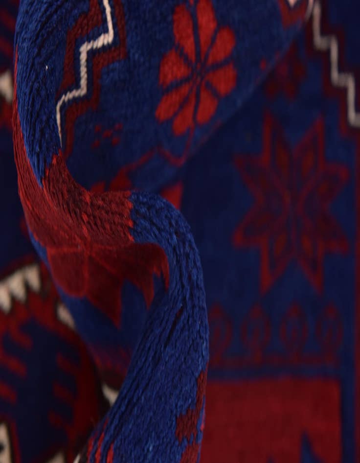 Detail image of 3' 8 x 6' 10  Hand Knotted Anatolian Wool Runner Rug