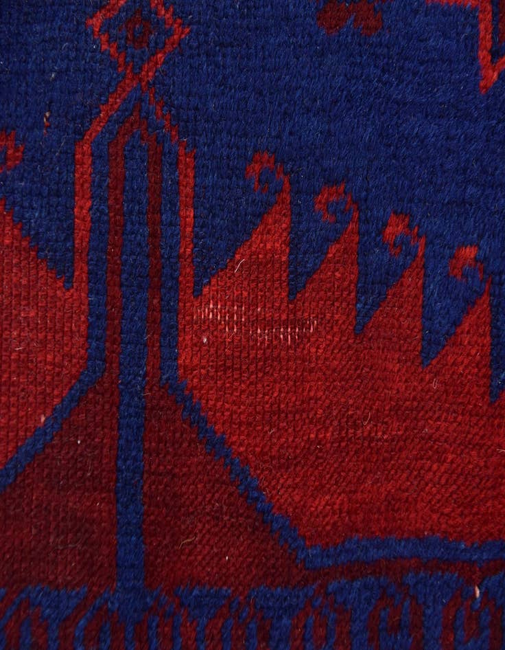 Detail image of 3' 8 x 6' 10  Hand Knotted Anatolian Wool Runner Rug