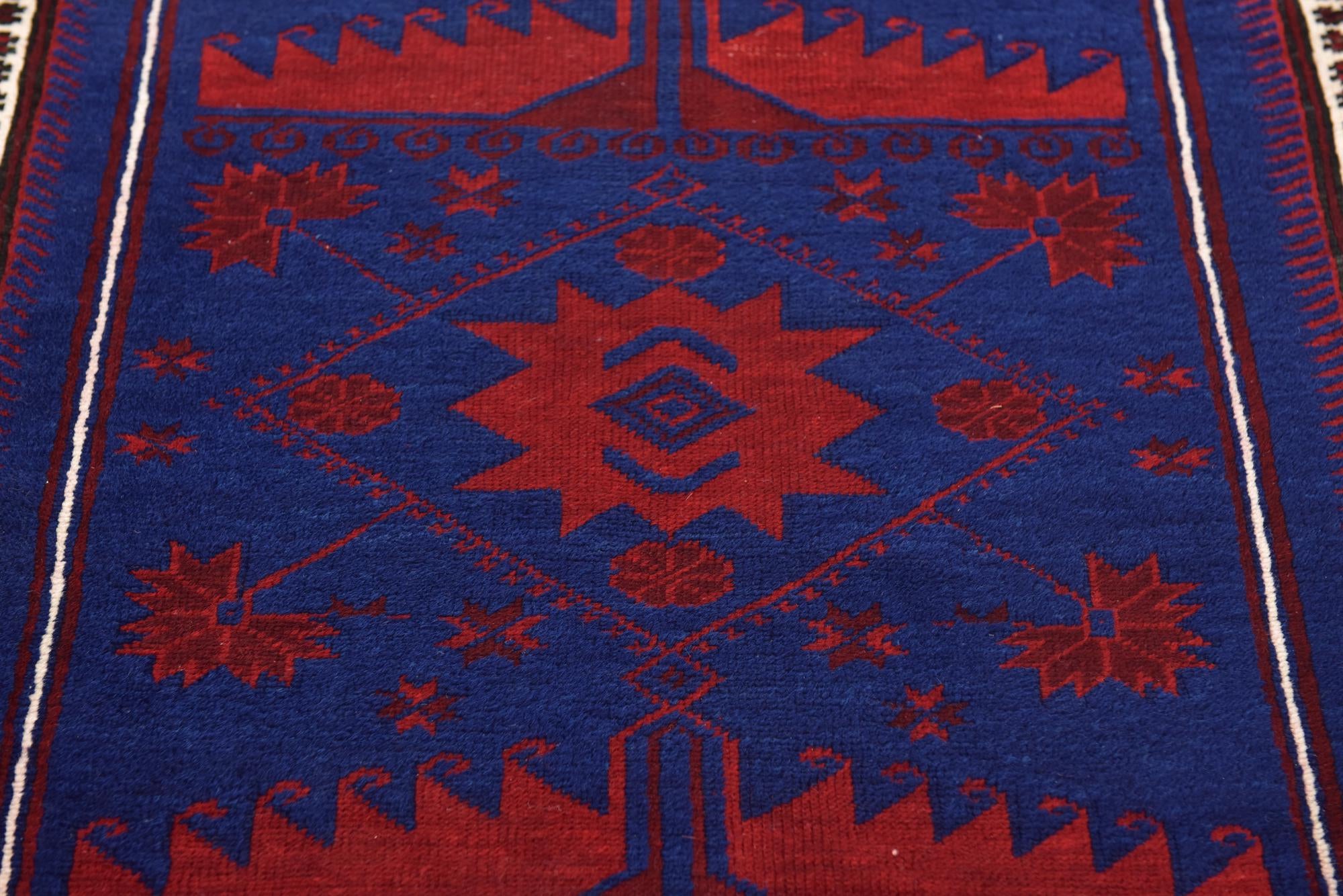 3' 8 x 6' 10 Hand Knotted Anatolian Wool Runner Rug