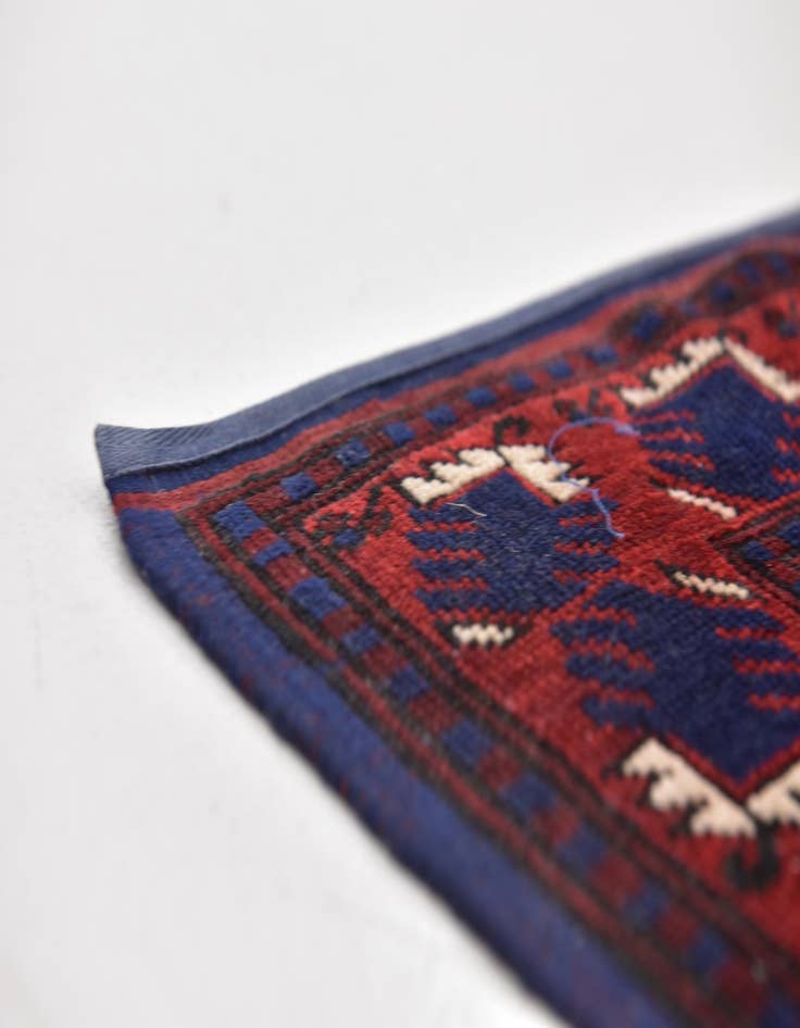 Detail image of 3' 8 x 6' 10  Hand Knotted Anatolian Wool Runner Rug