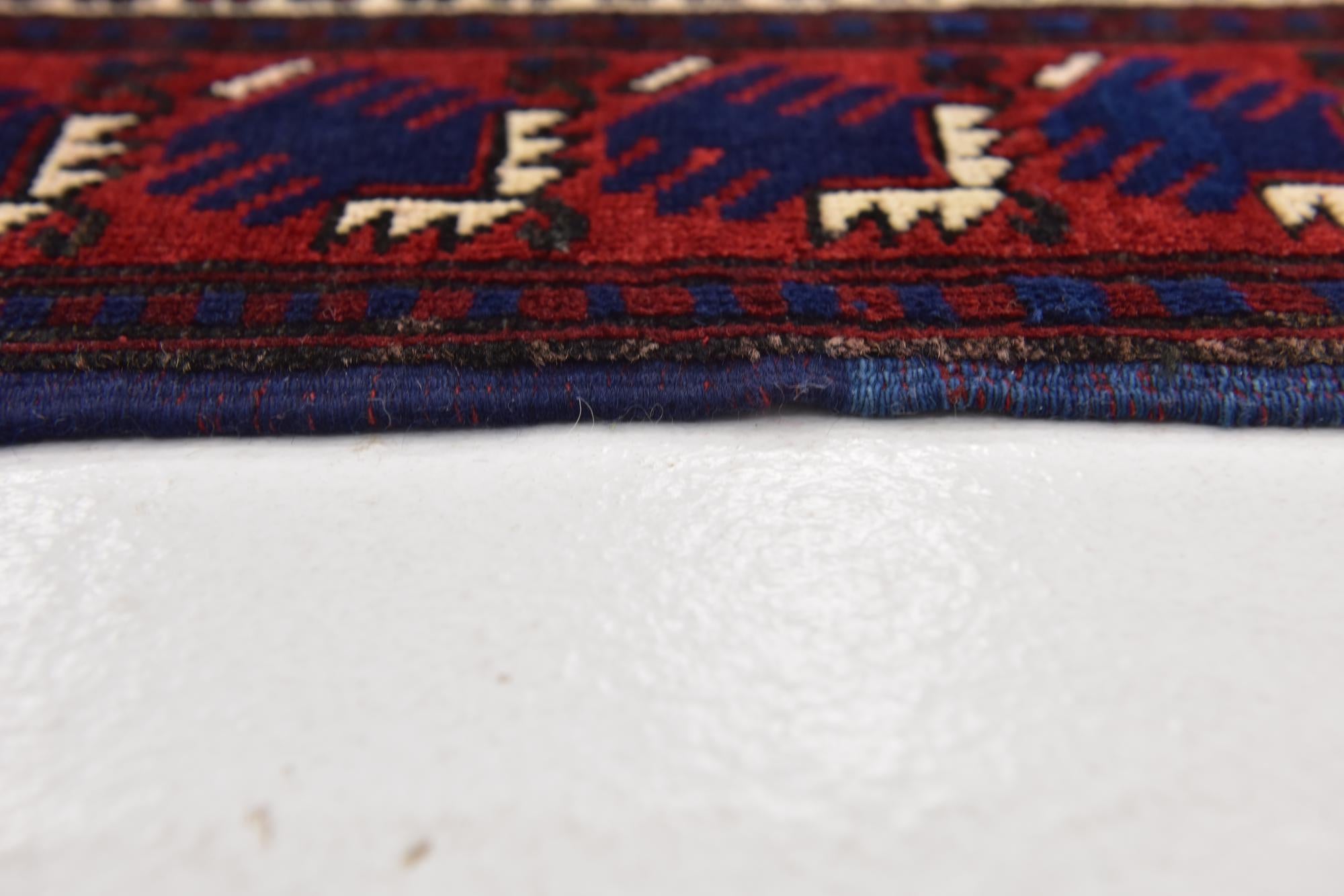 3' 8 x 6' 10 Hand Knotted Anatolian Wool Runner Rug