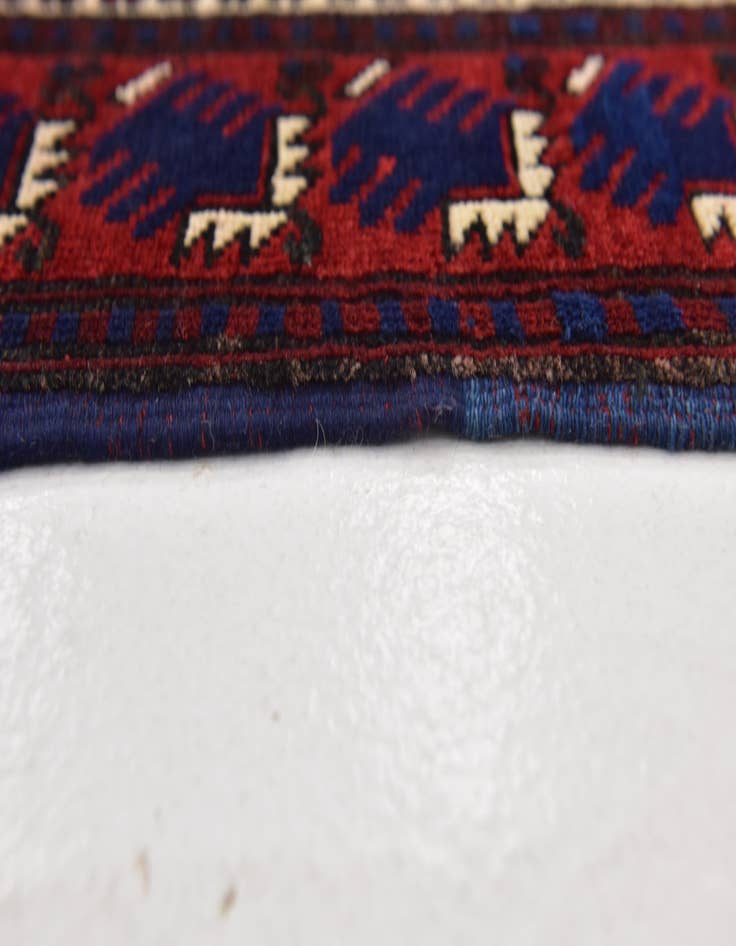 Detail image of 3' 8 x 6' 10  Hand Knotted Anatolian Wool Runner Rug