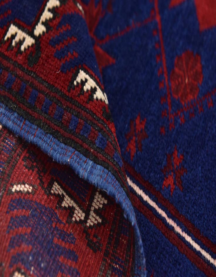 Detail image of 3' 8 x 6' 10  Hand Knotted Anatolian Wool Runner Rug