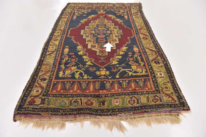 5' 4 x 9' 10 Hand Knotted Anatolian Wool Runner Rug