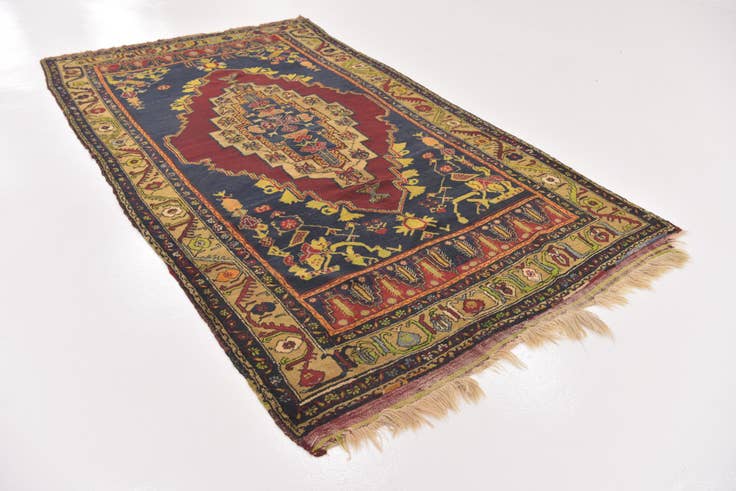 Detail image of 5' 4 x 9' 10 Hand Knotted Anatolian Wool Runner Rug