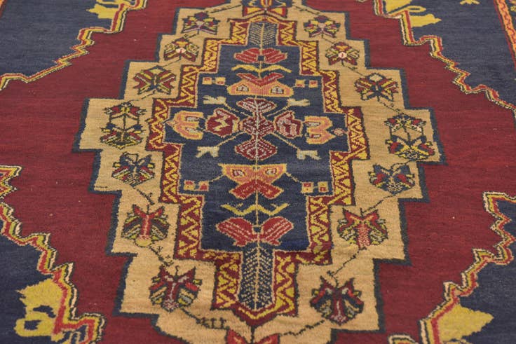 Detail image of 5' 4 x 9' 10 Hand Knotted Anatolian Wool Runner Rug